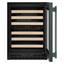 Kitchenaid® 24" Undercounter Wine Cellar with Full-Extension Wood-Front Racks KUWR524SJP