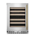 Kitchenaid® 24" Undercounter Wine Cellar with Full-Extension Wood-Front Racks KUWL524SPS