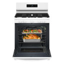 Whirlpool® 30-inch Gas Range with Air Cooking Technology and Steam Clean WFGS4530SW