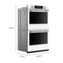 Kitchenaid® 30-inch Smart Electric Double Wall Oven with Assisted Cooking Modes - White KOED730SWH