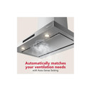 KitchenAid® 30-inch Wall-Mount, 4-Speed Canopy Hood KVWC730SSS
