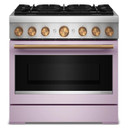 Kitchenaid® 36-Inch 6 Burner Commercial-Style Dual Fuel Range with No Preheat Air Fry Mode KFDS936SWF