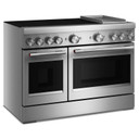 KitchenAid® 48-Inch 6-Element Induction Freestanding Commercial-Style Range with Griddle KFID948SSS