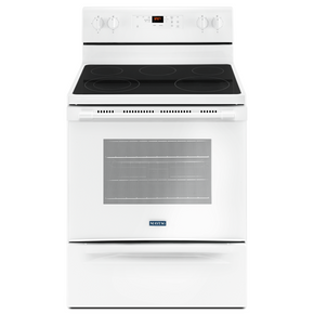 Maytag® 30-Inch Wide Electric Range With Shatter-Resistant Cooktop - 5.3 Cu. Ft. YMER6600FW