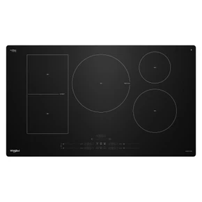 Whirlpool® 36" Intelligent Induction Cooktop with Temp Cook™ Technology and WipeClean™ Coating WCIT7536SB