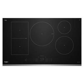 Whirlpool® 36" Intelligent Induction Cooktop with Temp Cook™ Technology and WipeClean™ Coating WCIT7536SS