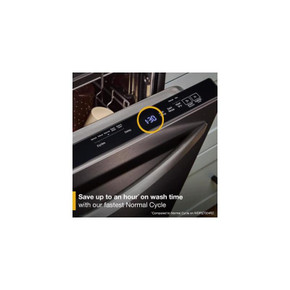 Whirlpool® 24-Inch Dishwasher with Total Coverage Wash Action and Auto Open Air Dry in Fingerprint Resistant Black Stainless WDTS8024SV