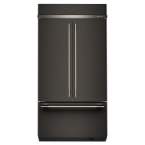 Kitchenaid® 24.2 Cu. Ft. 42" Built-In French Door Bottom Mount Refrigerator with Platinum Interior KBFN542SBE Kitchenaid® 24.2 Cu. Ft. 42" Built-In French Door Bottom Mount Refrigerator with Platinum Interior KBFN542SBE