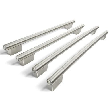 Stainless Steel Handle Hardware Accessory Kit for KitchenAid® 4Door French Door Refrigerator W11777169