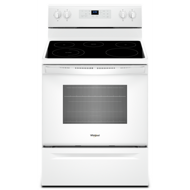 5.3 cu. ft. WhirlpoolÂ® electric range with Frozen Bake technology YWFE505W0JW