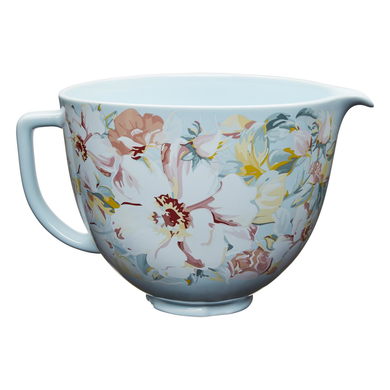 Kitchenaid® 5 Quart White Gardenia Ceramic Bowl KSM2CB5PWG