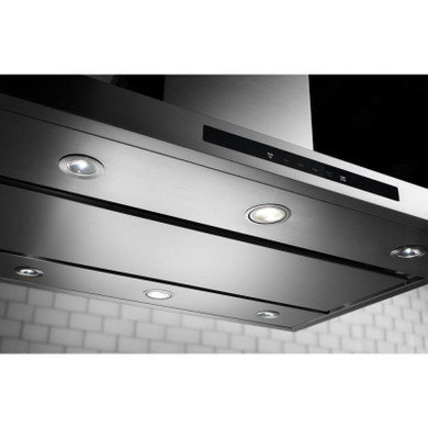 Kitchenaid® 36" Island-Mount, 3-Speed Canopy Hood KVIB606DSS