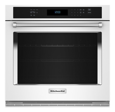 KitchenAid® 30" Single Wall Oven with Air Fry Mode KOES530PWH