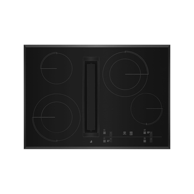 Jennair® 30 Oblivion Glass Electric Radiant Downdraft Cooktop with Tap Touch Controls JED4430KB