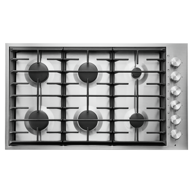 Jennair® 36", 6-Burner Gas Cooktop JGC7636BS