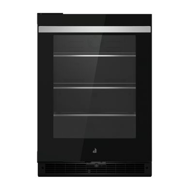 Jennair® NOIR™ 24" Under Counter Glass Door Refrigerator, Right Swing JUGFL242HM