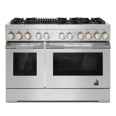 Jennair® RISE™ 48" Dual-Fuel Professional Range with Gas Grill JDRP648HL