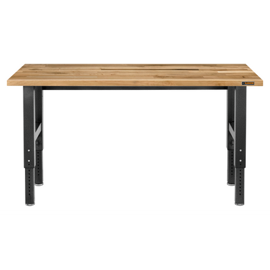 Gladiator® 6' (182.9 cm) Wide Adjustable Height Hardwood Workbench GAWB06HWEG