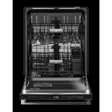 Jennair® NOIR™ 24" Built-In Dishwasher with Precise Fit 3rd Rack for Cutlery with Plasma Coating, 39 dBA JDTS3924SM