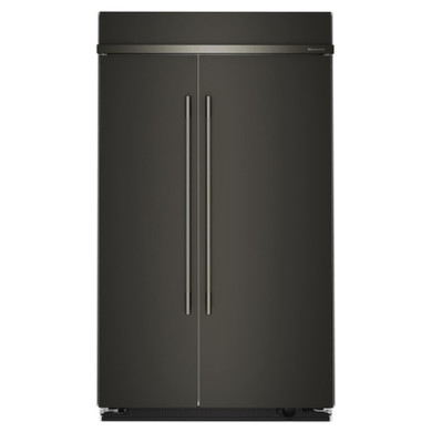 Kitchenaid® 30 Cu. Ft. 48" Built-In Side-by-Side Refrigerator with Platinum Interior KBSN748SBE