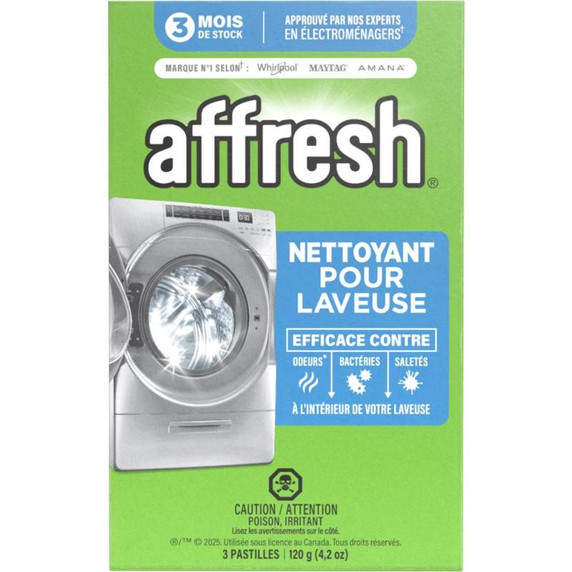 Affresh® Washing Machine Cleaner Tablets - 3 Count Carton W10549845B