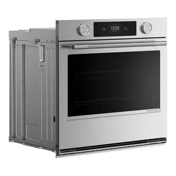 Kitchenaid® 30-inch Smart Electric Single Wall Oven with Intelligent Cooking Camera - PrintShield™ Finish KOES930SPS