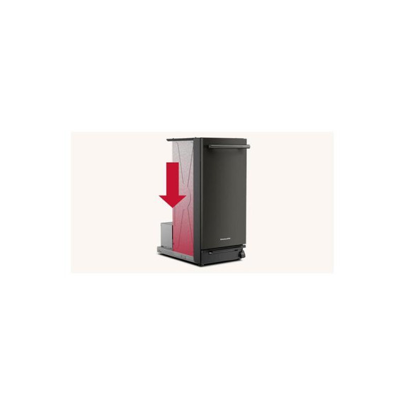 KitchenAid 15 in. Built-In Trash Compactor with Built-In Odor Management System KTTP515TBE