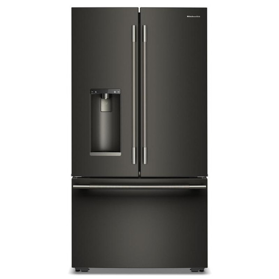 Kitchenaid® Counter-Depth French Door Refrigerator with Intelligent Auto Fill KRFC536SBE