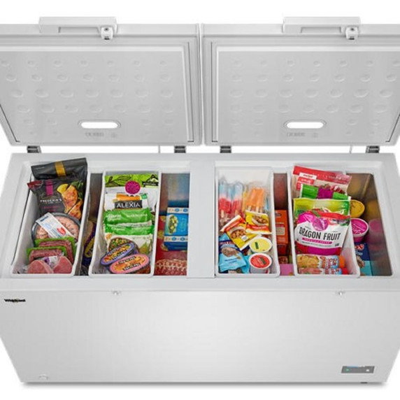 Whirlpool® 19 Cu. Ft. Convertible Chest Freezer with 4 Storage Baskets WZCC5519TW