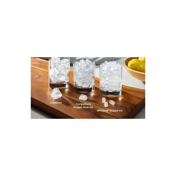 Whirlpool® 36-inch True Counter Depth 3-Door French Door Refrigerator with Nugget Ice - 23.4 cu. ft. WRFC7436TZ