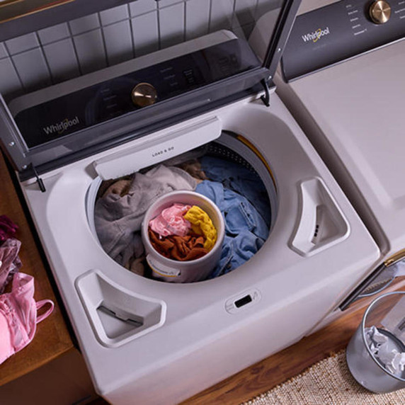 Whirlpool® 6.0 - 6.1 cu. ft. IEC Smart Top Load Washer with the Removable Delicates Basket WTW8509TL