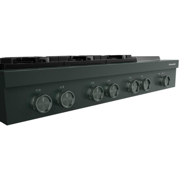 KitchenAid® 48-inch 6-Burner Gas Commercial-Style Rangetop with Griddle KCGK948TJP