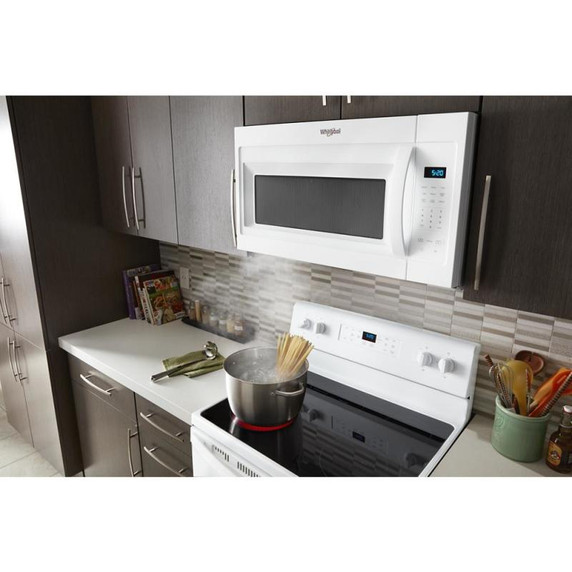 Whirlpool® 1.7 cu. ft. Microwave Hood Combination with Electronic Touch Controls YWMH31017HW Whirlpool® 1.7 cu. ft. Microwave Hood Combination with Electronic Touch Controls YWMH31017HW