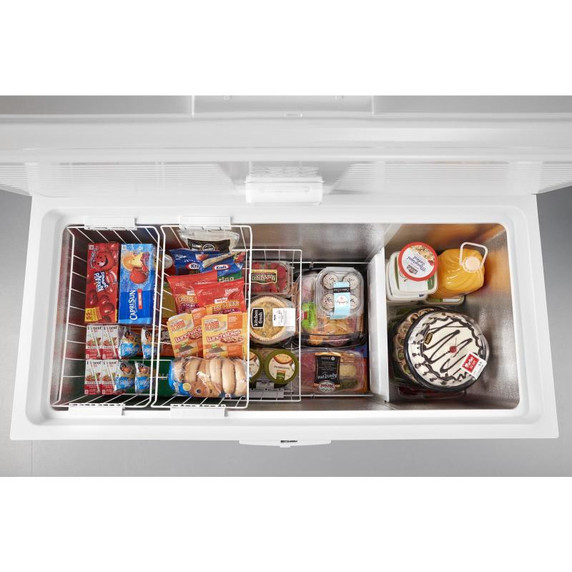 Whirlpool® 16 Cu. Ft. Chest Freezer with Shelves WZC5216LW Whirlpool® 16 Cu. Ft. Chest Freezer with Shelves WZC5216LW