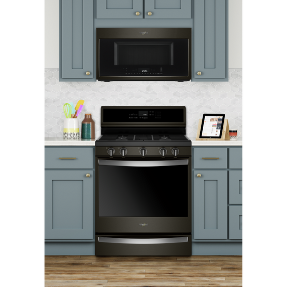 Whirlpool® 5.8 cu. ft. Smart Freestanding Gas Range with EZ-2-Lift™ Grates WFG975H0HV