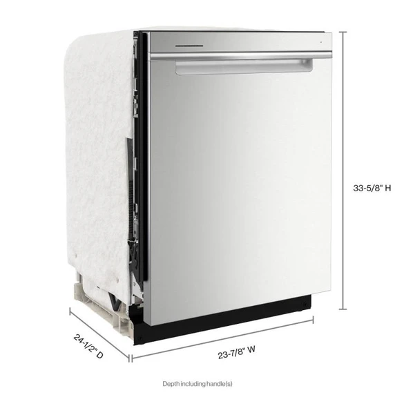 Whirlpool® 24” Stainless Steel Dishwasher with AI Intelligent Wash - 47 dBA WDTA50SAKZ