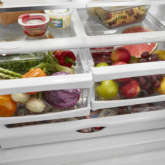 Whirlpool® 33-inch Wide French Door Refrigerator - 22 cu. ft. WRFF5333PV