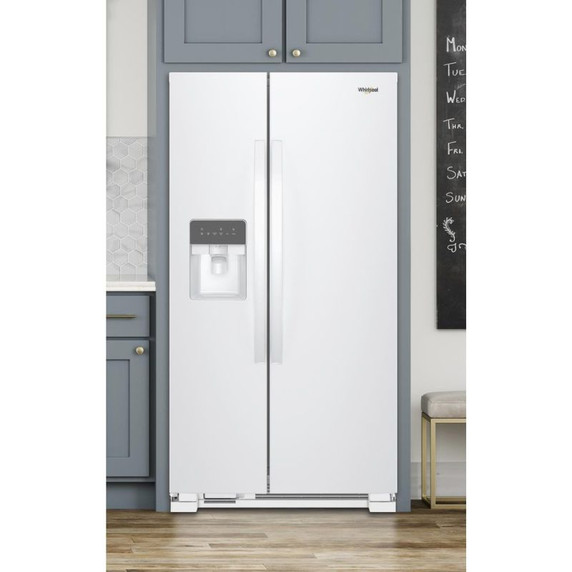 Whirlpool® 33-inch Wide Side-by-Side Refrigerator - 21 cu. ft. WRS331SDHW