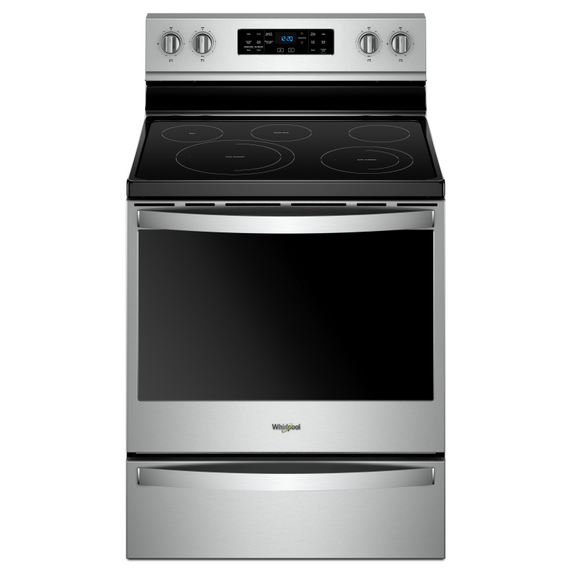 Whirlpool® 6.4 Cu. Ft. Freestanding Electric Range with Frozen Bake™ Technology YWFE775H0HZ