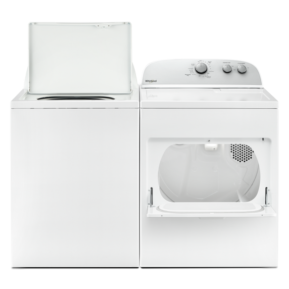 4.4–4.5 Cu. Ft. Whirlpool® Top Load Washer with Removable Agitator WTW4957PW