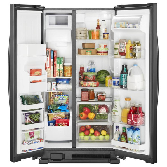 Whirlpool® 36-inch Wide Side-by-Side Refrigerator - 25 cu. ft. WRS335SDHB