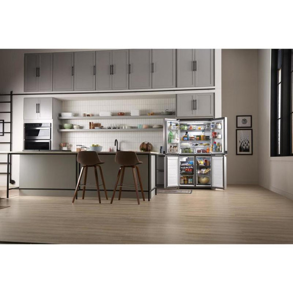 Whirlpool® 36-inch Wide Counter Depth 4 Door Refrigerator - 19.4 cu. ft. WRQA59CNKZ