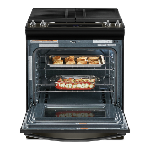 5.0 Cu. Ft. Whirlpool® Gas Range with Frozen Bake™ Technology WEG515S0LV