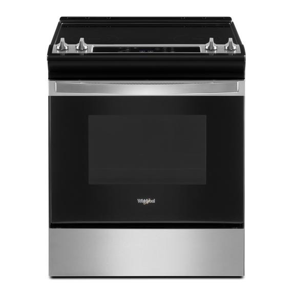 4.8 Cu. Ft. Whirlpool® Electric Range with Frozen Bake™ Technology YWEE515S0LS