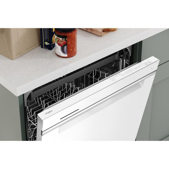 Whirlpool® 24” Stainless Steel Dishwasher with AI Intelligent Wash - 47 dBA WDTA50SAKW