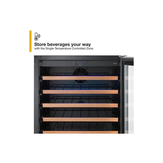 Whirlpool® 24" Undercounter Wine Center with Custom Temperature Control WUW35X24DS
