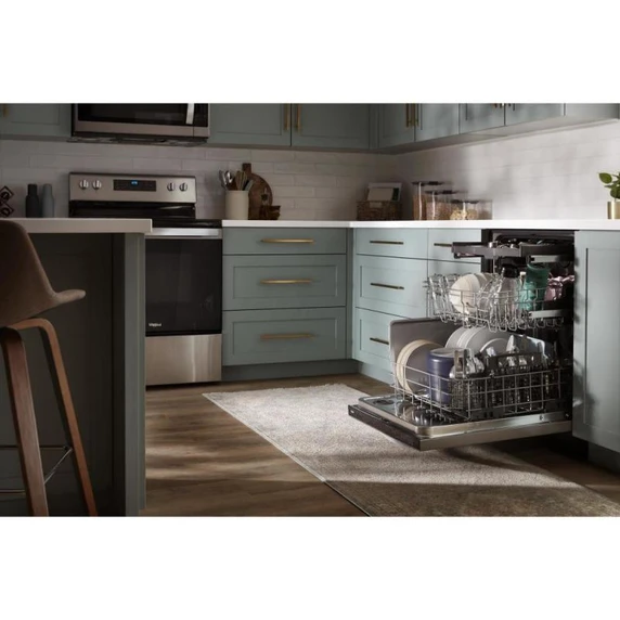 Whirlpool® 24” Stainless Steel Dishwasher with AI Intelligent Wash System - 47 dBA WDT750SAKZ