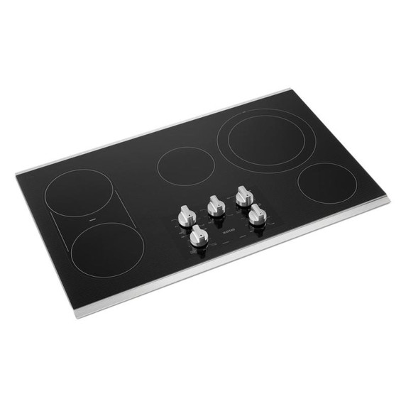 Maytag® 36-Inch Electric Cooktop with Reversible Grill and Griddle MEC8836HS Maytag® 36-Inch Electric Cooktop with Reversible Grill and Griddle MEC8836HS