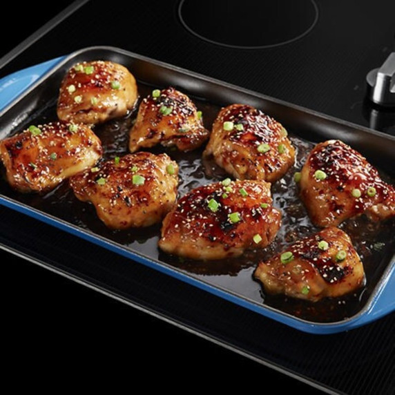 Maytag® 36-Inch Electric Cooktop with Reversible Grill and Griddle MEC8836HS
