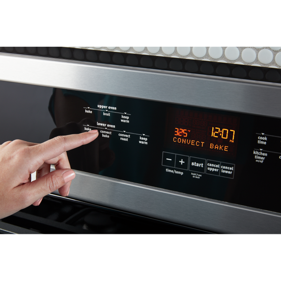 Maytag® 30-Inch Wide Double Oven Gas Range With True Convection - 6.0 Cu. Ft. MGT8800FZ